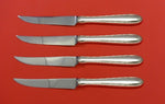 Silver Flutes by Towle Sterling Silver Steak Knife Set 4pc HHWS Custom 8 1/2"