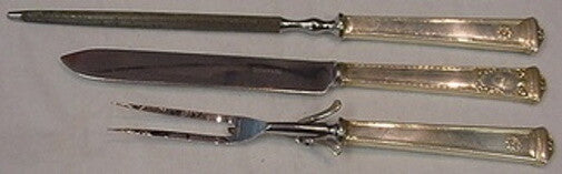 San Lorenzo by Tiffany and Co Sterling Silver Roast Carving Set 3pc HH WS