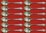 Legato By Towle Sterling Silver Grapefruit Spoon Custom Set 12 pcs Fluted 6"