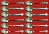 Legato By Towle Sterling Silver Grapefruit Spoon Custom Set 12 pcs Fluted 6"