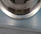 Italian .800 Silver Bowl Footed Handwrought 2" x 4 3/8" x 2 1/4" (#6824)