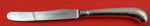 Rat Tail English Sterling Silver Fruit Knife HH WS Smooth Pistol Handle 6 5/8"