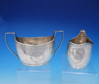 Robert and David Hennell English Georgian Sterling Silver Coffee Set 3pc (#3743)