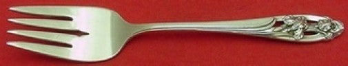 Silver Iris by International Sterling Silver Salad Fork 6 1/2"