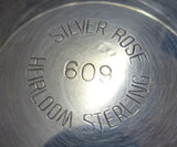 Silver Rose by Oneida Sugar & Creamer Set 2pc #609 (#1119)