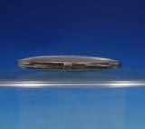 Italian .800 Silver Compact w/ Mirror Puff Screen Brushed Finish 3 3/8" (#6564)