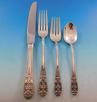 Crown Princess by International Sterling Silver Flatware Set 12 Service 53 pcs