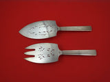 Bernadotte by Georg Jensen Sterling Silver Fish Serving Set 2pc HH AS 3-tine