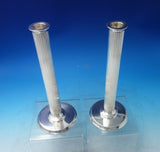 Bernadotte by Georg Jensen Sterling Silver Candlestick Pair #855B 10" x 4" #6303