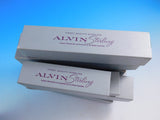 Bridal Bouquet by Alvin Sterling Silver Flatware Set for 8 Service 54 pieces New