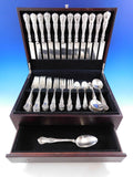 Dorothy Vernon by Whiting Sterling Silver Flatware Set 12 Service 73 pcs Dinner