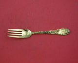 Chrysanthemum Vermeil by Tiffany and Co Sterling Silver Pastry Fork 4-Tine 6"