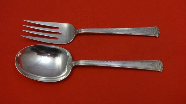 Pantheon by International Sterling Silver Salad Serving Set 9" 2pc