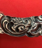 Maintenon by Shiebler Sterling Silver Napkin Ring 2" x 5/8" .6 ozt. Mono "Alice"