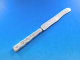 Lap Over Edge Acid Etched by Tiffany Sterling Dessert Knife HHAS Cicada 7 1/4"