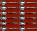 Decor by Gorham Sterling Silver Cream Soup Spoon Set 12 Pieces 6 1/2"