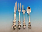 El Grandee by Towle Sterling Silver Flatware Set for 12 Service 61 pieces