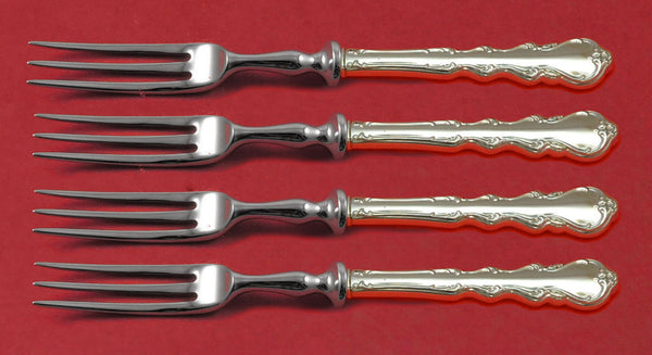 Angelique by International Sterling Silver Fruit Fork Set 4-Piece HHWS 6" Custom