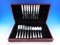 Laura by Buccellati Sterling Silver Flatware Set 8 Service Italy 32 pcs Dinner
