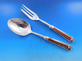 Talisman Sienna Brown Christofle Silverplate Flatware Service Set 135 pcs Unused