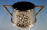 Mappin & Webb English Sterilng Silver Condiment Set 3pc Applied Figures (#2768)