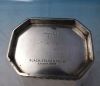Gadroon by Black Starr and Frost Sterling Silver Tea Caddy #43 5" x 4" (#6053)