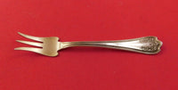Blossom by SSMC-Saart Sterling Silver Cocktail Fork Gold Washed 4 3/4" Serving