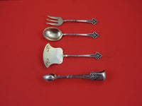 Renaissance by Christofle/Cardeilhac Sterling Dessert Set 4-pc fitted box GW 5"
