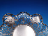 Roger Williams Sterling Silver Fruit Bowl Floral Pierced Chased #768S (#8222)