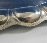 Art Silver Shop Chicago Sterling Silver Tea Tray Oval Handmade Arts Crafts #3360