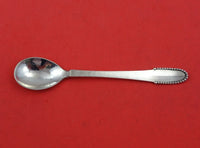 Beaded by Georg Jensen Sterling Silver Teaspoon Small Old Style GI Mark #033 5"