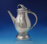 Blossom by Durham Sterling Silver Tea Set 4pc Coffee Tea Sugar Creamer (#5221)