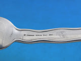 Lap Over Edge Acid Etched by Tiffany Sterling Dinner Fork Floral Motif 7 7/8"