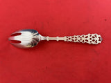 Pierced and Chased by Dominick Haff Sterling Silver Ice Cream Fork Org. 5 7/8"