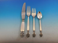 Acanthus by Georg Jensen Wendell Sterling Silver Flatware Set 12 Service 171 pcs