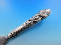 Dolphin by Albert Coles Sterling Ice Cream Slice AS Serrated Fruit on Blade BC