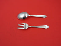 Hunt Club by Durgin-Gorham Sterling Silver Baby Set fork 4 1/2" spoon 4 3/8"