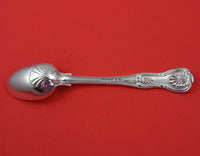Kings by George Adams English Sterling Silver Dessert Spoon w/Crest Crown 7 1/8"