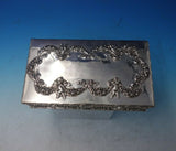 Cupid by Howard Sterling Silver Cigar Box Cupids Swags of Flowers #1369B (#5589)
