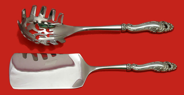 Decor by Gorham Sterling Silver Italian Pasta Server Set 2pc HHWS  Custom Made