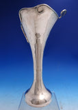 Melda Turkish 900 Silver Vase 5 3/4" x 5" x 10 1/2" Modernism (#8765) Unique!