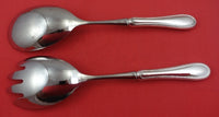 Giorgio by Wallace-Italy Italian Sterling Silver Salad Serving Set 2pc HH WS