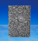 Repousse by Kirk Sterling Silver Matchbox Cover #90F 1 5/8 "x 1" x 1/4" (#7277)