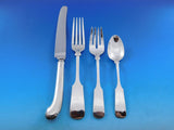 Old English Tipt by Gorham Sterling Silver Flatware Set 8 Service 60 pcs Pistol