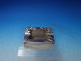 Japanese Sterling Silver Smoking Set 3pc with Applied Flowers Leaves (#6071)