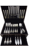 Sevigne by Puiforcat Sterling Silver Flatware Set Service French 52 pcs Shell