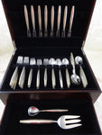 Jade by Contempra House Towle Sterling Silver Flatware Set 42 Pieces Modernism