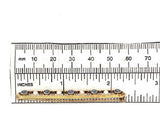 14k Antique Montana Sapphire and Pearl Bar Pin (#J5383)