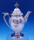 Wood and Hughes Sterling Silver Coffee Set 4pc Coffee Tea Sugar Waste (#8835)