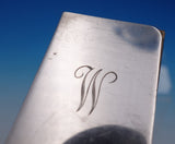 Randahl Sterling Silver Matchbox Cover #82 1 1/2" x 1" 1.5 ozt. Mono "W" (#4528)